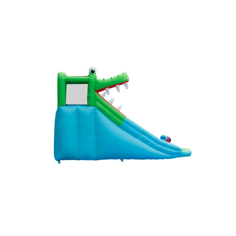 Crocodile Pool Water Slide with Climbing Wall and Splash Features | Weight- 20.03 Kg (3-10 Years) | COD Not Available