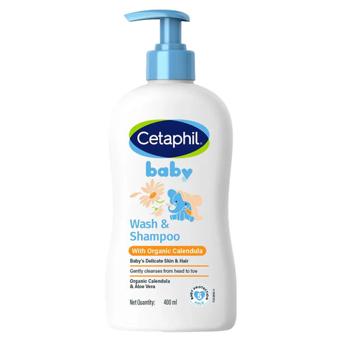 Cetaphil Baby Wash & Shampoo with Organic Calendula - 400ml