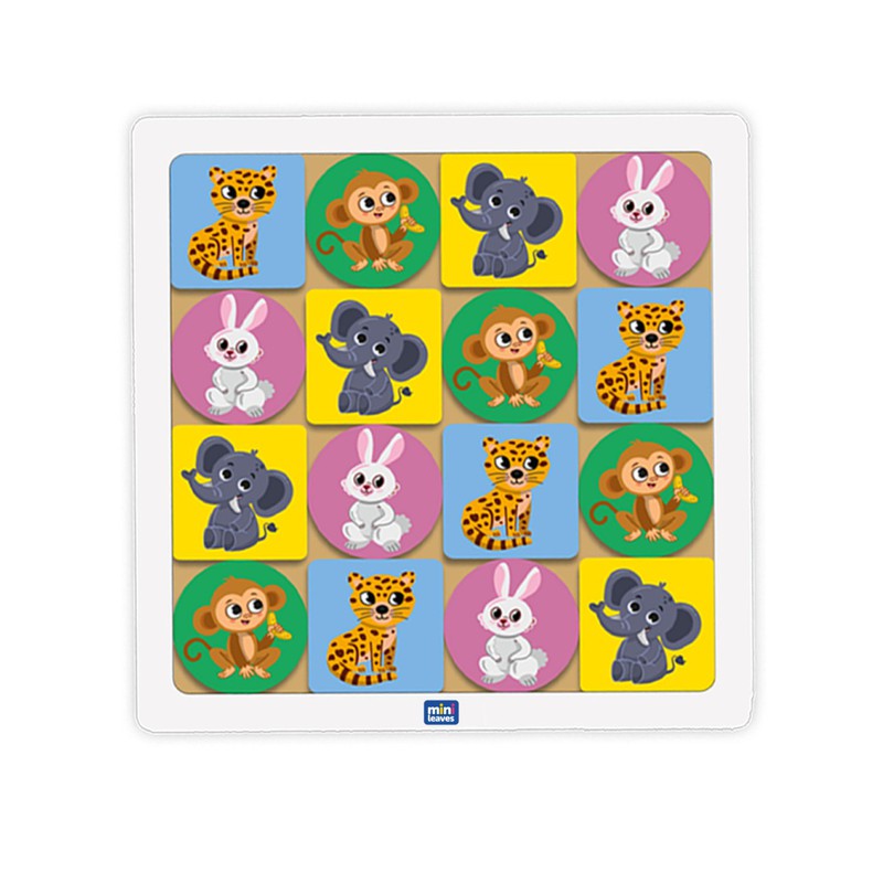 Animal Sudoku Wooden Puzzle with 30 Games