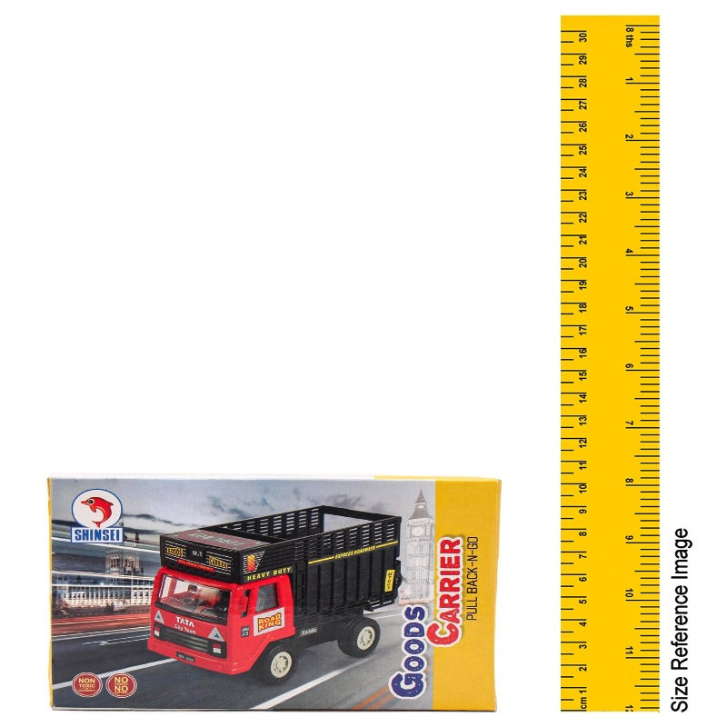 Pull Back Goods Carrier Truck Toy for Kids 3 - (Assorted Color)