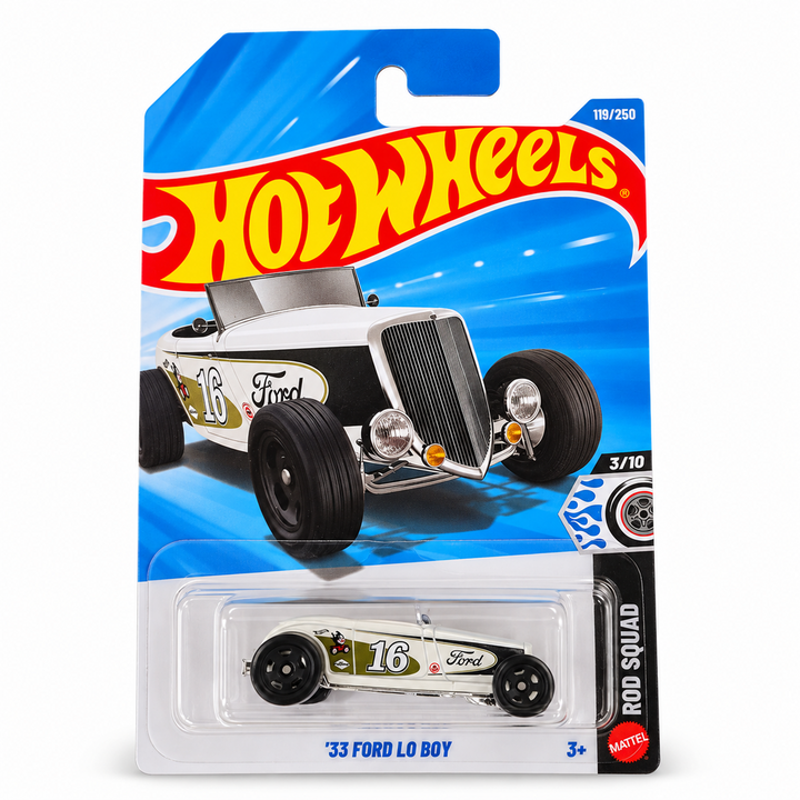 Set of 3 Hot wheels [HW 488] - Volvo 240 Drift Wagon/ Bolide De Derapage, '33 Ford Lo Boy, Armored/ Blinde Batmobile