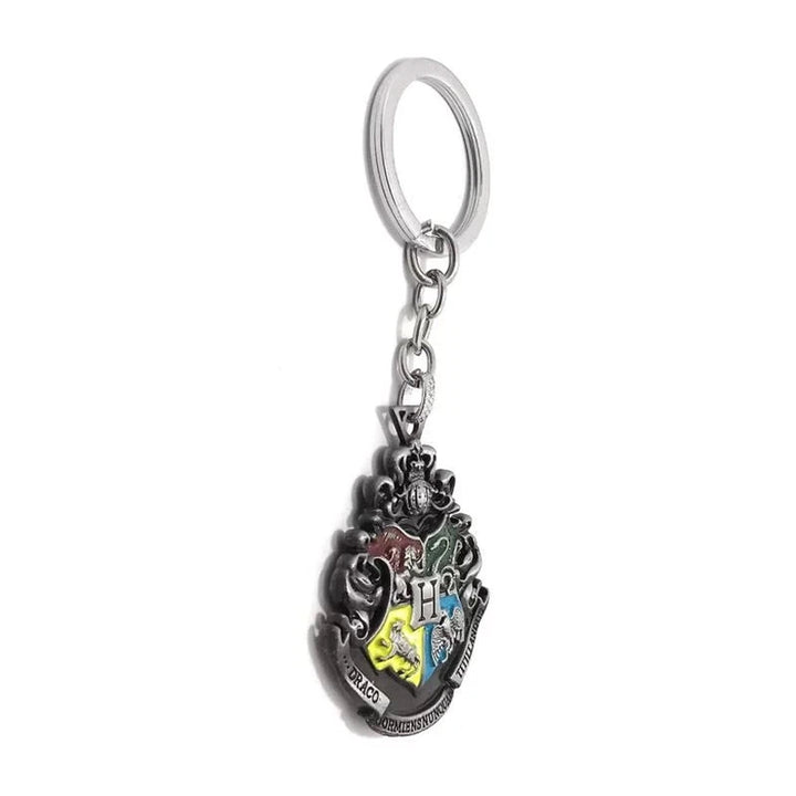 Harry Potter Double Sided Inspired Hogwarts Metal Keychain