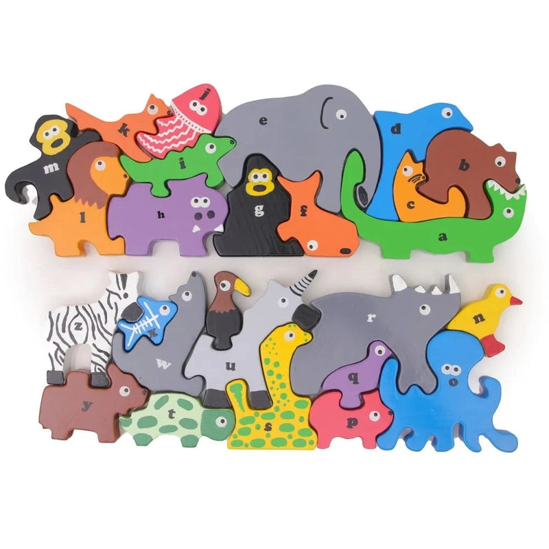 Animal Parade A to Z Puzzle & Playset
