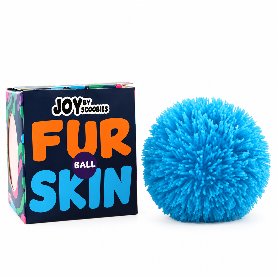 Scoobies Fur Skin Ball – Soft & Spiky Sensory Ball for Kids | Stress Relief & Fidget Toy