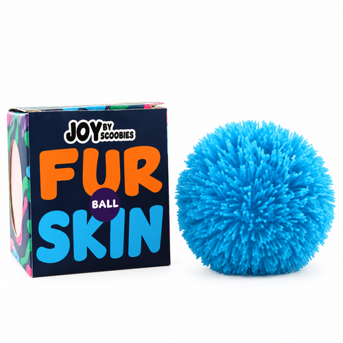 Scoobies Fur Skin Ball – Soft & Spiky Sensory Ball for Kids | Stress Relief & Fidget Toy