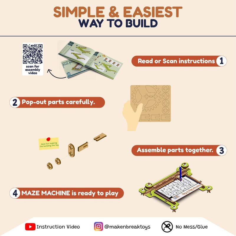 DIY STEM Maze Machine Construction Kit