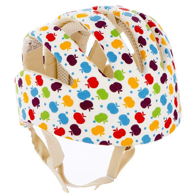 Safety Apple Print Helmet and Knee Pad Combo (Multicolour)