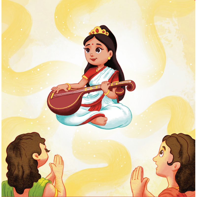 Saraswati and the Stolen Somras Story Book