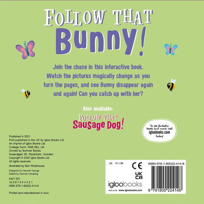 Follow That Bunny - Book