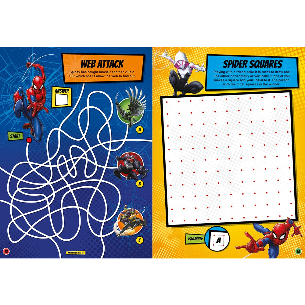 Marvel Spider-Man: Sticker Play Spidey Activities Book