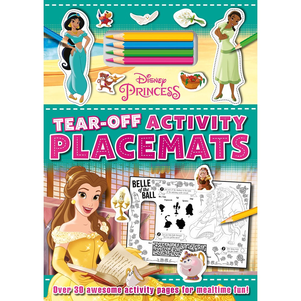 Disney Princess: Tear Off Activity Placemats Book