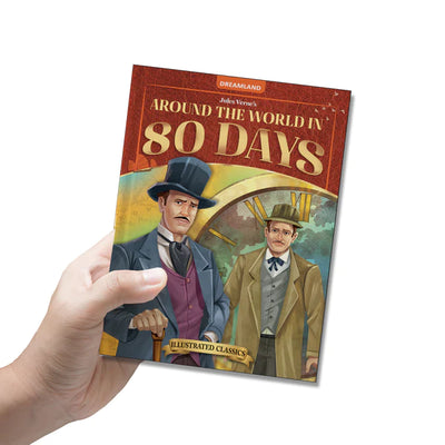 Around the World in 80 days- Illustrated Abridged Classics for Children with Practice Questions