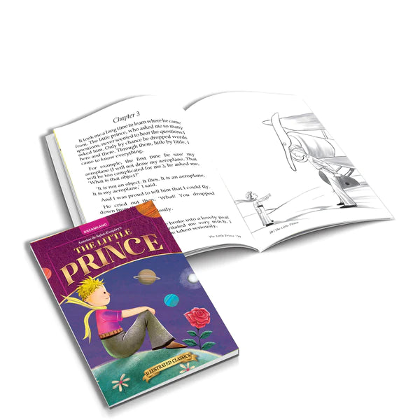 The Little Prince- Illustrated Abridged Classics for Children with Practice Questions