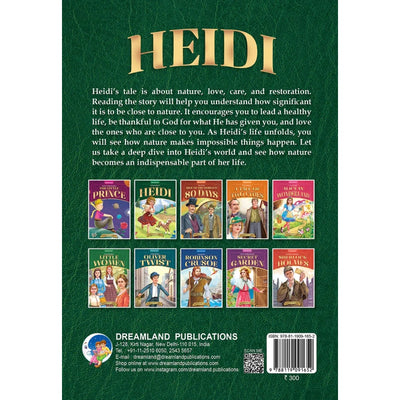 Heidi- Illustrated Abridged Classics for Children with Practice Questions