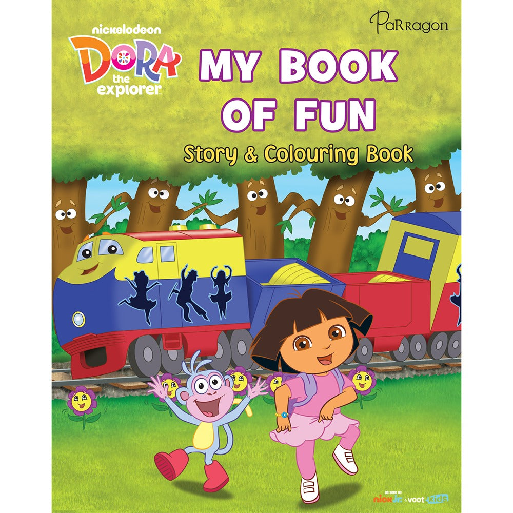 Buy Dora the Explorer - Fun Story & Colouring Book on Snooplay India