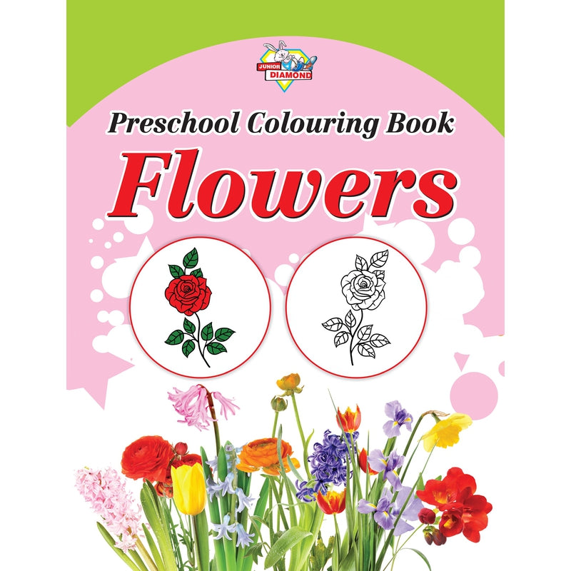 Preschool Colouring Books for Kids (Set of 5 Books) Copy Colouring Books | ABC | Animals | Birds | Flowers | Good Habits