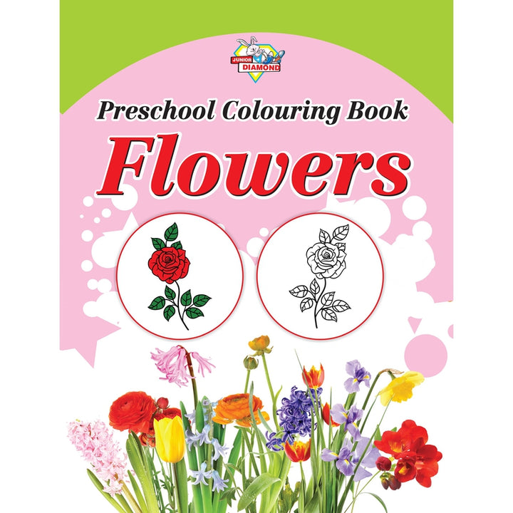 Preschool Colouring Books for Kids (Set of 5 Books) Copy Colouring Books | ABC | Animals | Birds | Flowers | Good Habits