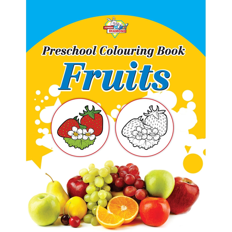 Preschool Colouring Books for Kids (Set of 5 Books) Copy Colouring Books | Vegetables | Fruits | Flowers | Animals | Birds