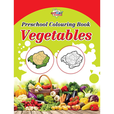 Preschool Colouring Books for Kids (Set of 5 Books) Copy Colouring Books | Good Habits | Fruits | Flowers | Animals | Vegetables