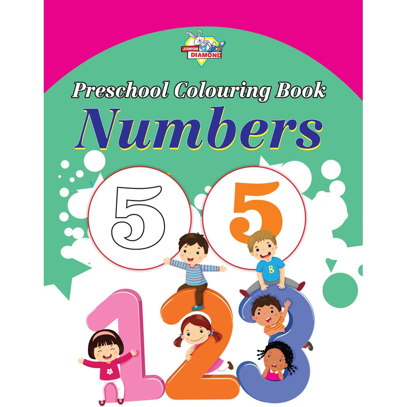 Preschool Colouring Books for Kids (Set of 5 Books) Copy Colouring Books | ABC | Numbers | Animals | Helpers | Toys