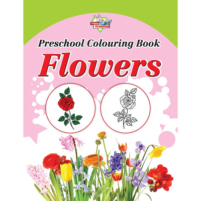 Preschool Colouring Books for Kids (Set of 5 Books) Copy Colouring Books | Animals | Birds | Flowers | Numbers | Vegetables