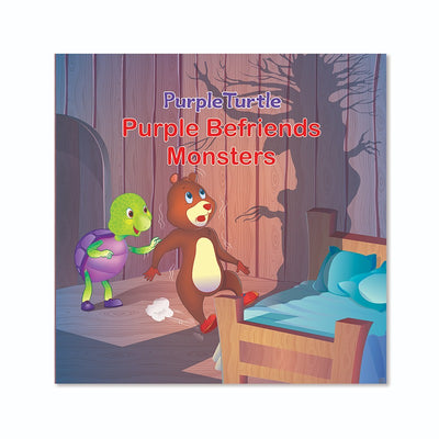 Purple Befriends Monsters - Story Book