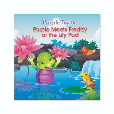 Purple Meets Freddy At The Lily Pad - Small Story Book