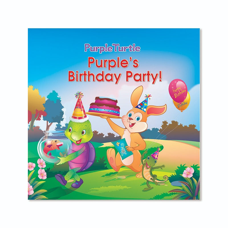 Purples Birthday Party - Small Story Book