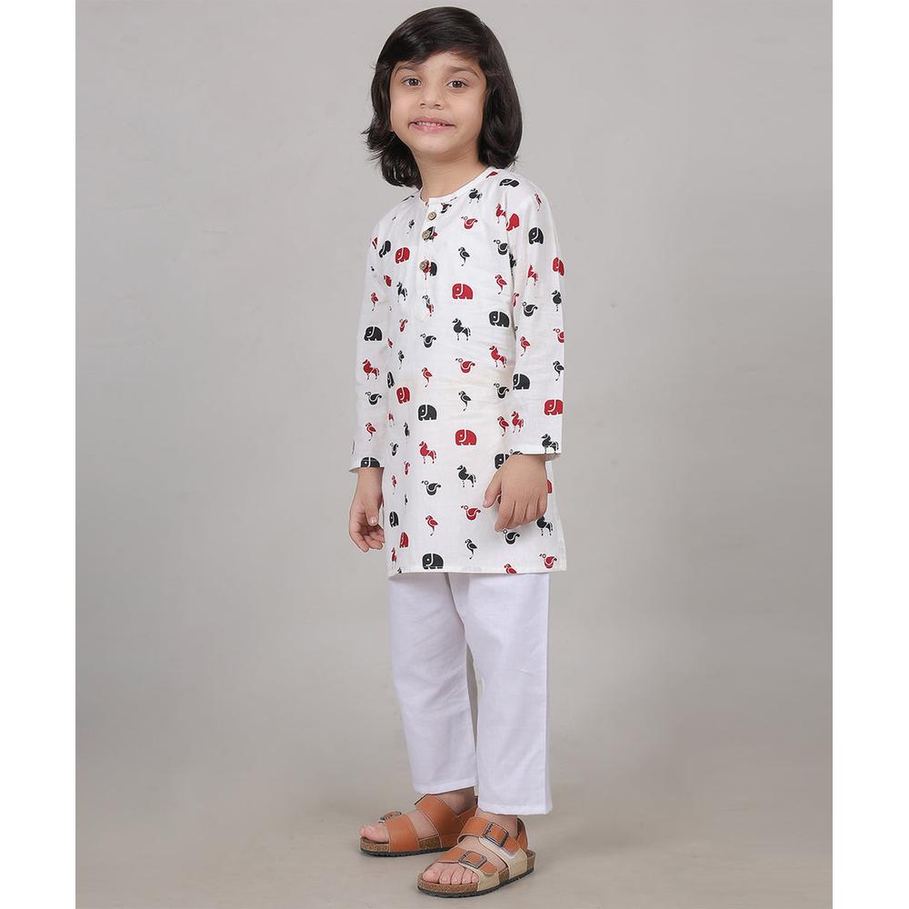 Zikku Forest Friends Kurta Set (Unisex)