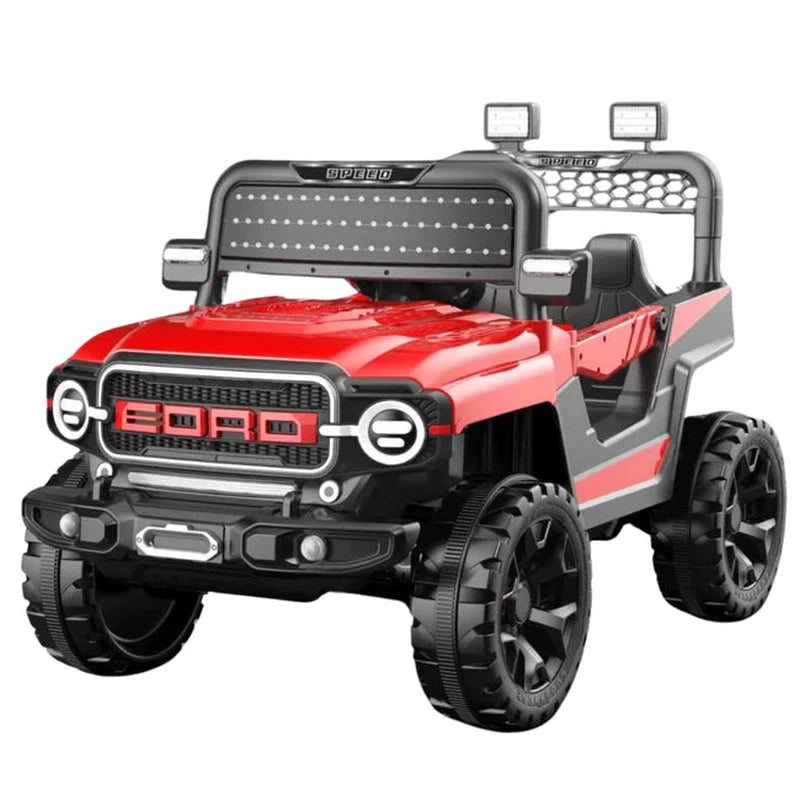 Rechargeable Battery Operated Ride-on Jeep with Light and Music for Kids | Racing Baby Big Electric Car Jeep | 3 to 8 Years | COD not Available