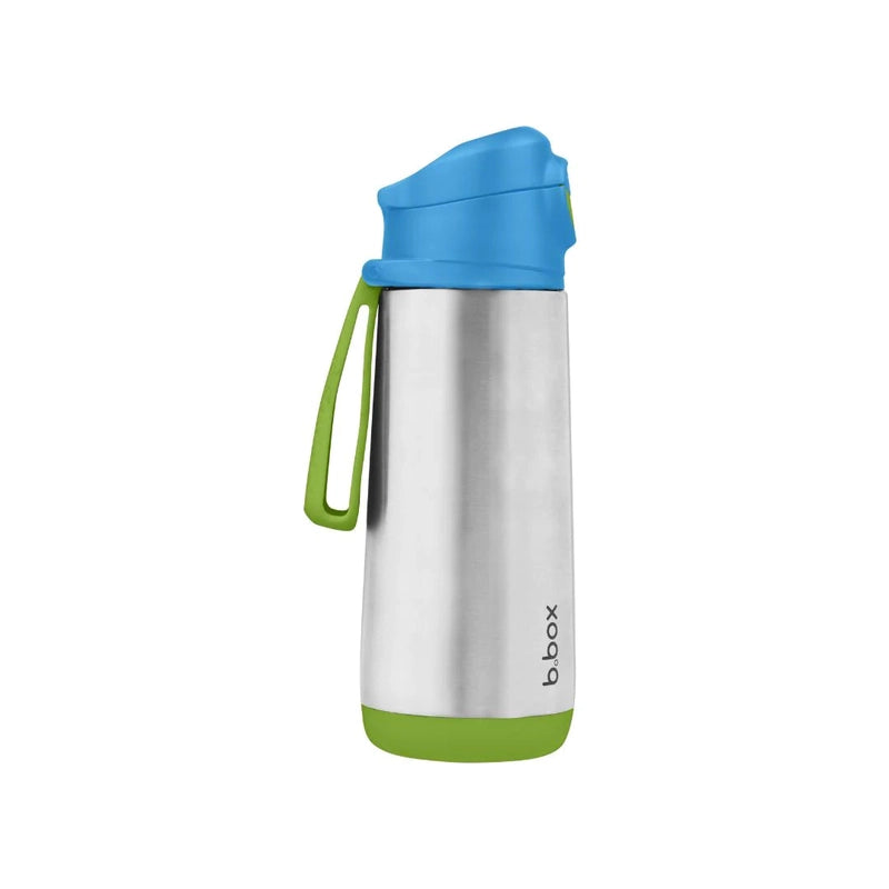 Insulated Sport Spout Drink Water Bottle 500ml Ocean Breeze Blue Green