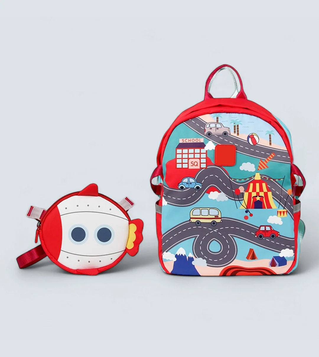 UATOYS 2 in 1 Kids Backpack with Detachable Sling Bag (3-12 Years)