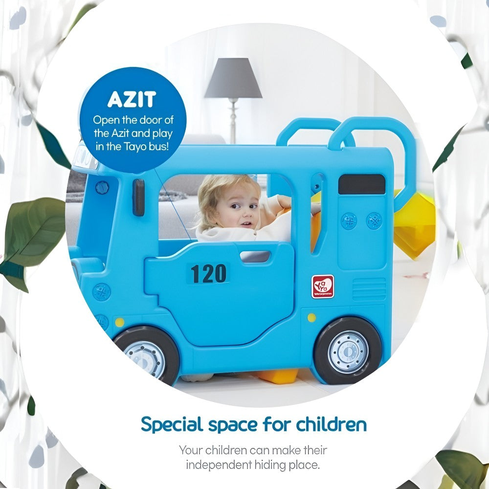 YAYA Blue Compact Bus Slide (1-6 Years)