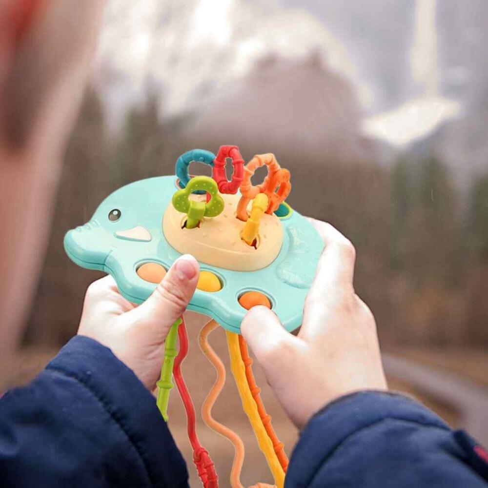 Kidology New Octopus Silicone Pulling Toy