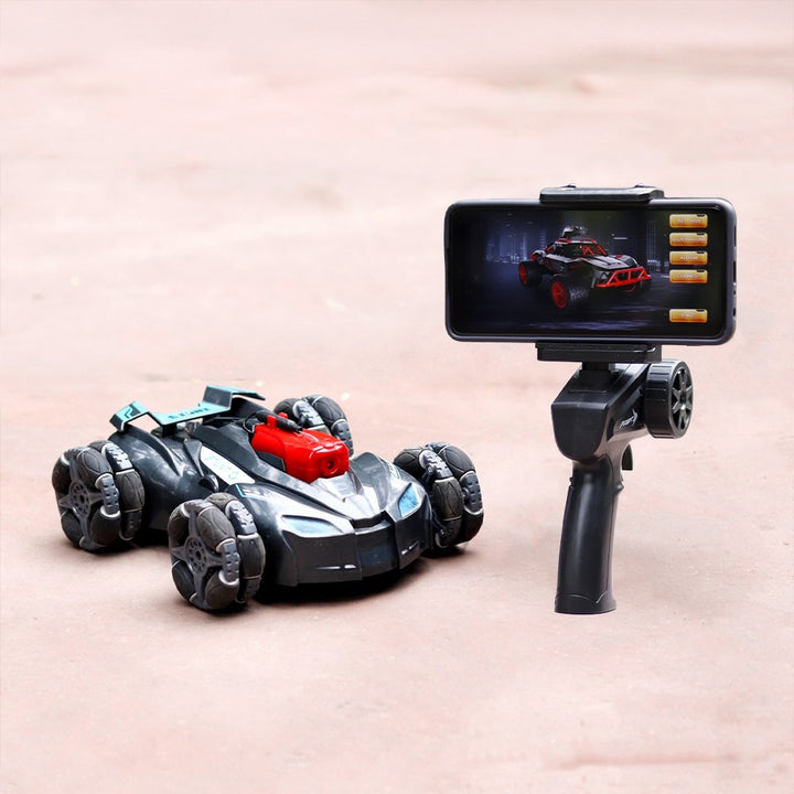 KLAL FPV Racing Remote Control Stunt Car with WiFi Camera - Real Time Video Transmission (5-14 Years)