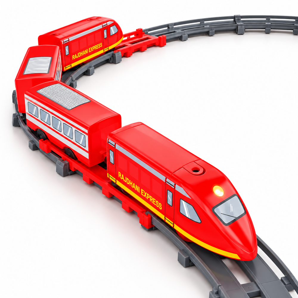 Mirana Rajdhani Express Bullet Train Track Set for Kids - 53 Pieces