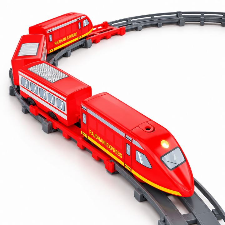 Mirana Rajdhani Express Bullet Train Track Set for Kids - 53 Pieces