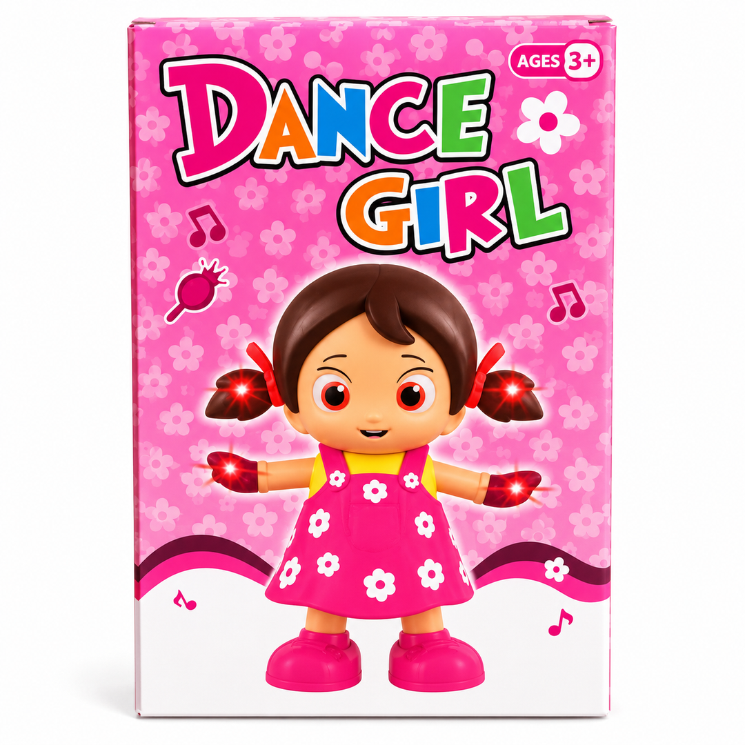 Dance Girl Musical Dancing Toy | Moving Doll with Lights & Music | Interactive Dance Toy for Kids