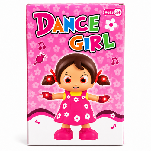 Dance Girl Musical Dancing Toy | Moving Doll with Lights & Music | Interactive Dance Toy for Kids