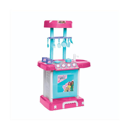 Mattel Original Barbie 26 Pieces Chef Kitchen Playset - Realistic Lights, Sounds & Accessories (3-8 Years)