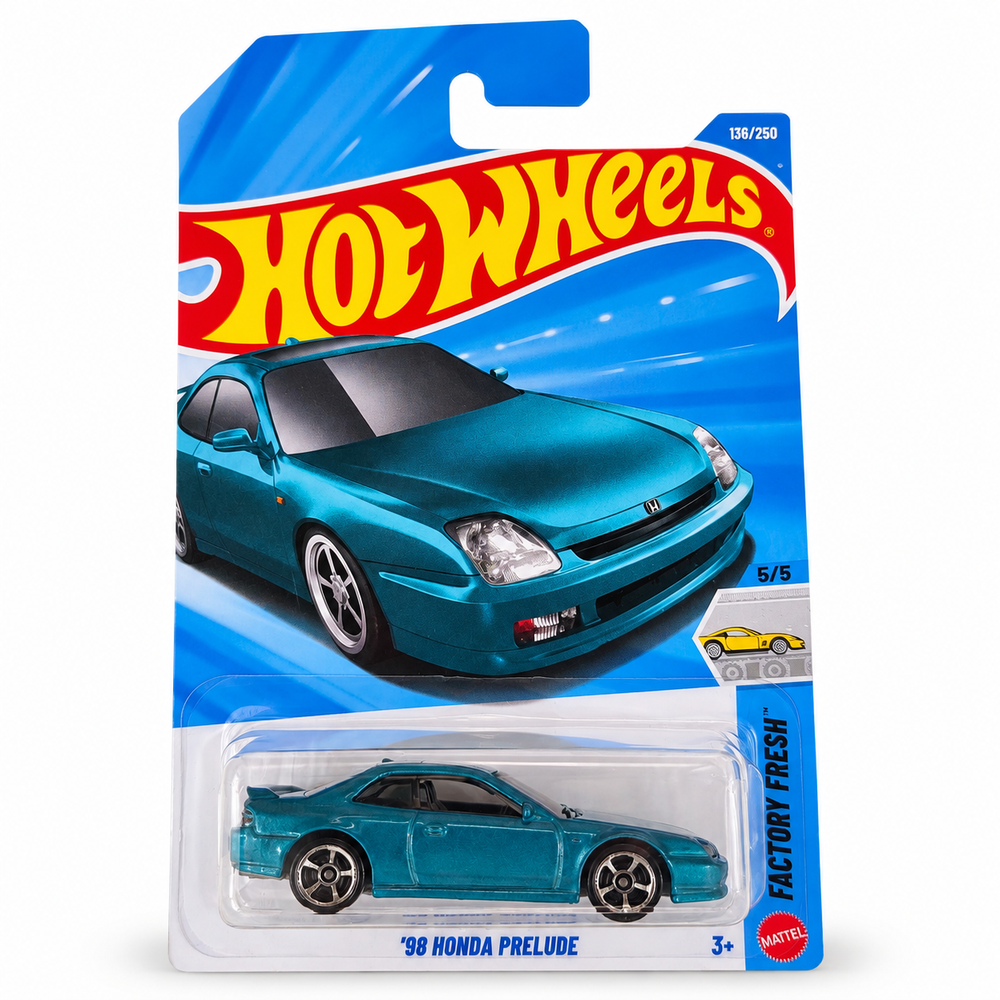 Set of 3 Hot wheels [HW 489] - Bugatti Bolide, Hoto Roto, '98 Honda Prelude