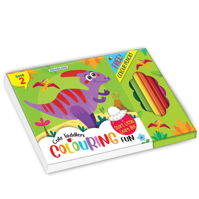 Cute Toddlers Colouring Fun Book - 2