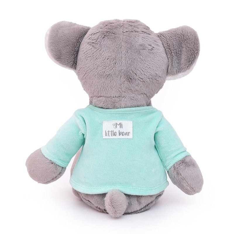 Koala Zuzu Coral Soft Toy with Tee- Grey