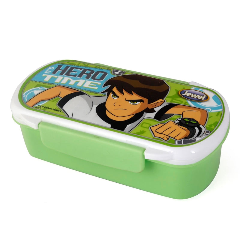 Original Licensed Crispy Wavee Lunch Box and Cartoon Water Bottle Set - Ben 10