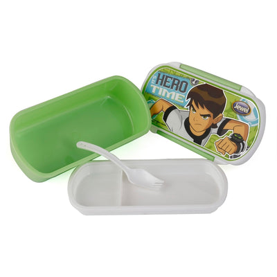 Original Licensed Crispy Wavee Lunch Box and Cartoon Water Bottle Set - Ben 10