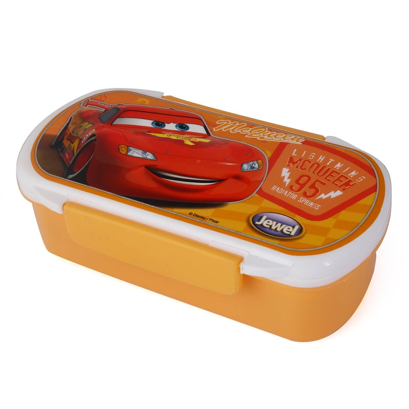 Original Licensed Disney Marvel Crispy Wavee Lunch Box and Cartoon Water Bottle Set - Cars