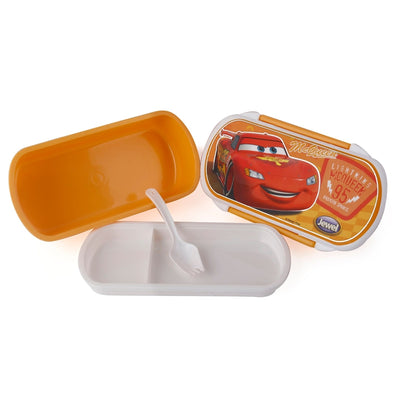 Original Licensed Disney Marvel Crispy Wavee Lunch Box and Cartoon Water Bottle Set - Cars