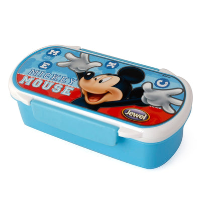 Original Licensed Disney Marvel Crispy Wavee Lunch Box and Cartoon Water Bottle Set - Mickie Mouse