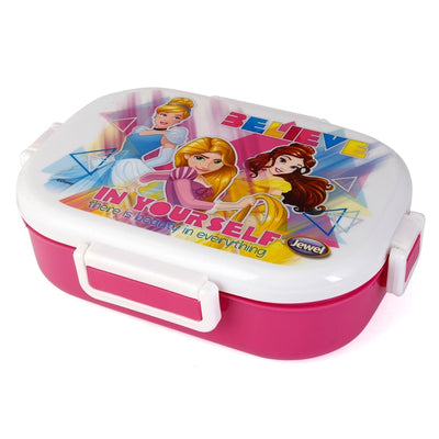 Original Licensed Disney Clip Fresh Insulated Inner Steel Lunch Box (Rounded) - Disney Princess