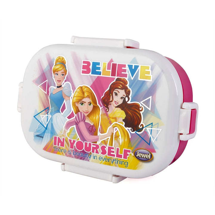 Original Licensed Disney Clip Fresh Insulated Inner Steel Lunch Box (Rounded) - Disney Princess